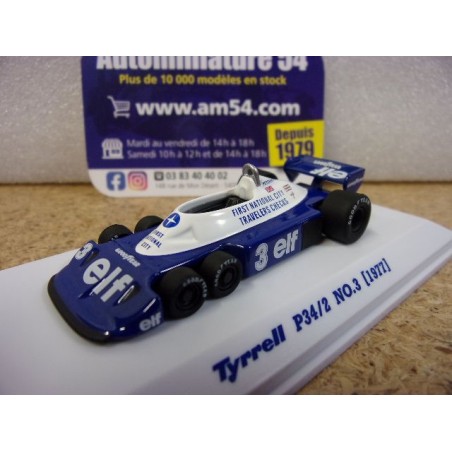 1977 Tyrrell P34/2 n°3 Peterson k07038B5 Kyosho
