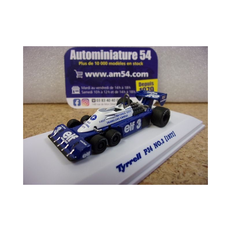 1977 Tyrrell P34 n°3 Peterson k07038B3 Kyosho