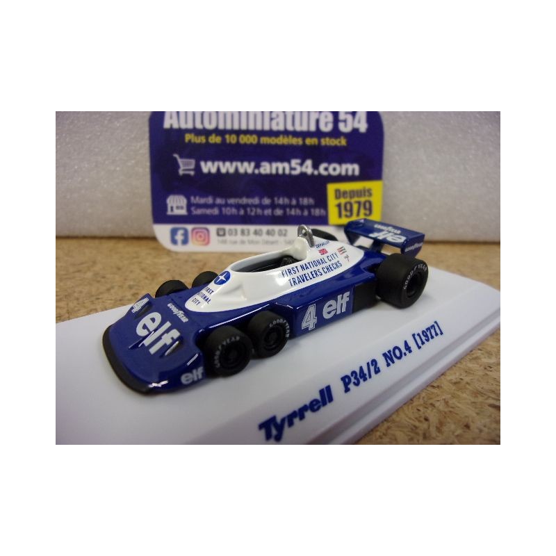 1977 Tyrrell P34/2 n°4 Depailler k07038B6 Kyosho