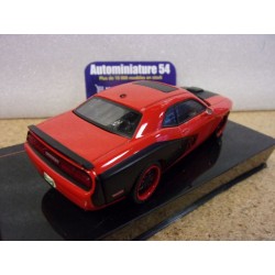 Dodge Challenger SRT8 Red - Black 2009 CLC597 Ixo Models