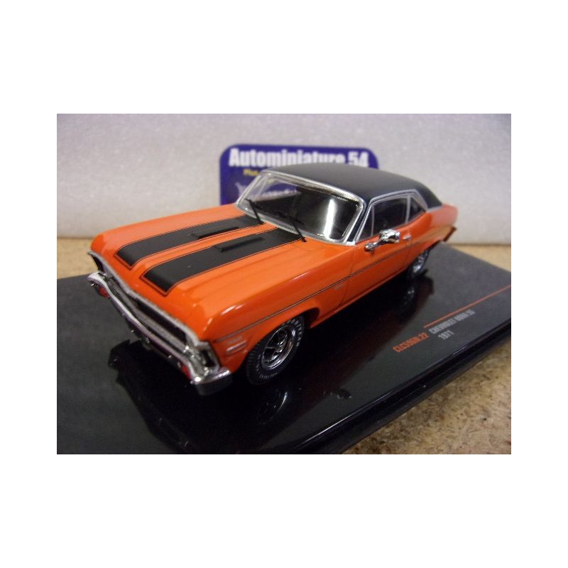 Chevrolet nova SS Orange 1971 CLC596 Ixo Models