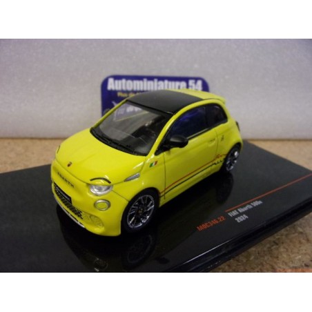 Fiat Abarth 500e yellow 2024 MOC346 Ixo Models
