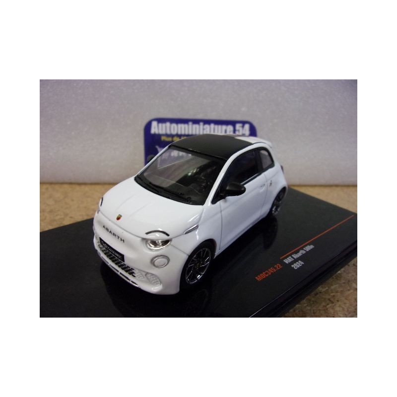 Fiat Abarth 500e white 2024 MOC345 Ixo Models