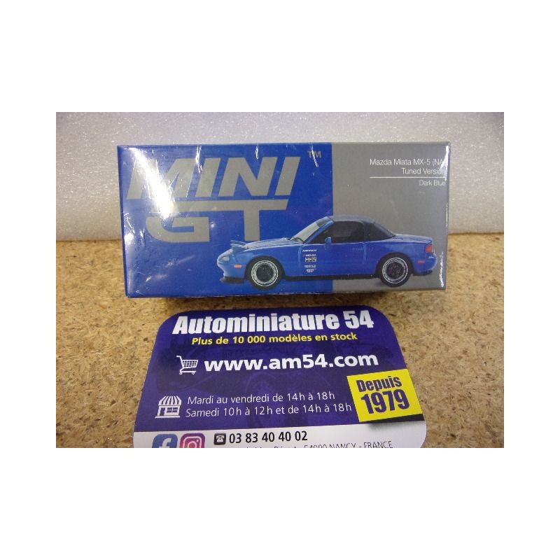 Mazda Miata MX5 tuned version dark blue MGT001069 True Scale Models Mini GT