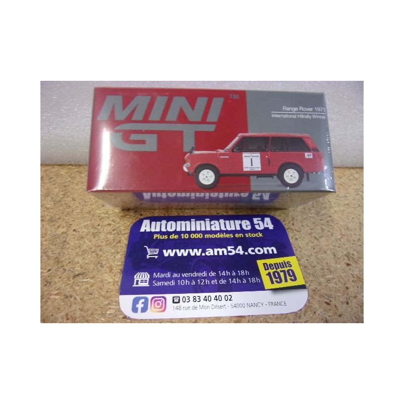 Range Rover 1971 International Hillrally Winner MGT00893 True Scale Models Mini GT