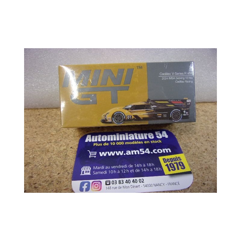 2024 Cadillac V Serie R n°01 IMSA Sebring 12 Hrs Cadillac Racing MGT01004 True Scale Models Mini GT