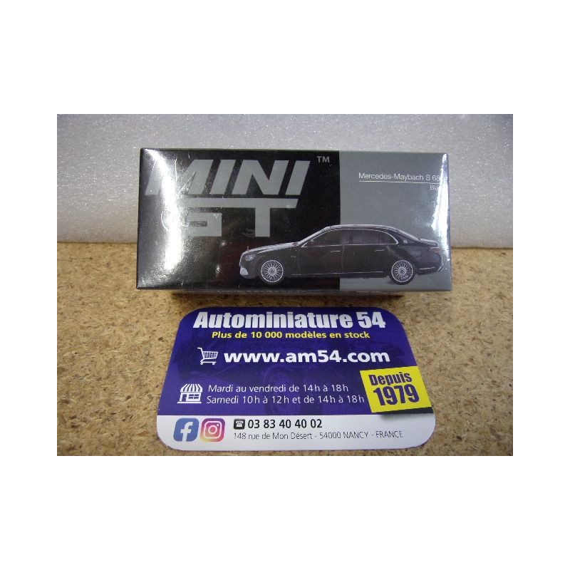 Mercedes Benz Maybach S680 Black MGT00977 True Scale Models Mini GT