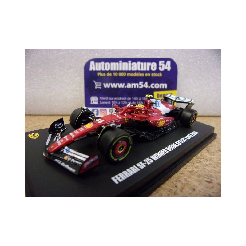 2025 Ferrari SF-25 n°44 Lewis Hamilton China Sprint Race GP LS64025 Look Smart 1/64