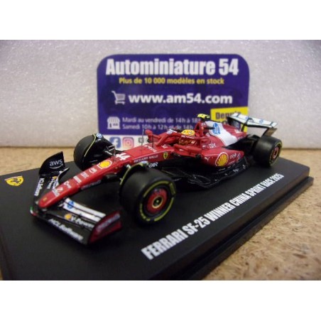 2025 Ferrari SF-25 n°44 Lewis Hamilton China Sprint Race GP LS64025 Look Smart 1/64