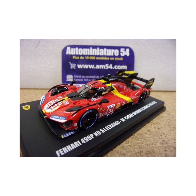 2023 Ferrari 499P AF Corse n°51 Pier Guidi - Calado - Giovinazzi 1st Winner Le Mans LS64001LM Look Smart 1/64