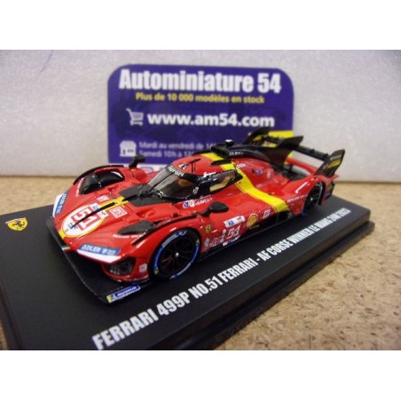 2023 Ferrari 499P AF Corse n°51 Pier Guidi - Calado - Giovinazzi 1st Winner Le Mans LS64001LM Look Smart 1/64