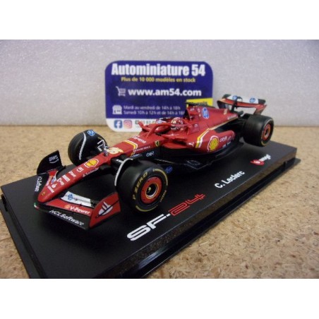 2024 Ferrari F1 SF-24 n°16 Charles Leclerc Monaco GP 18-36843-LMo Bburago Racing