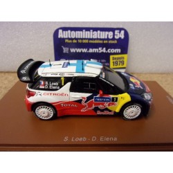 2011 Citroen DS3 WRC n°1 Loeb - Elena 1st Winner Finland S3321 Spark Model