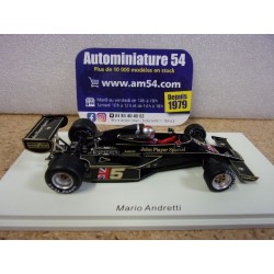 1976 Lotus 77 n°5 Mario Andretti 1st Winner Japan GP S7133 Spark Model