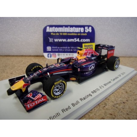 2014 Red Bull RB10 Renault Daniel Ricciardo n°3 1st Canada S3031 Spark Model