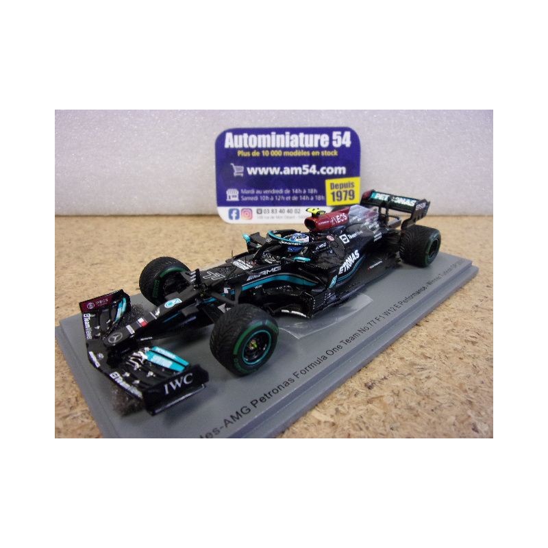 2021 Mercedes AMG Petronas  F1 W12 n°77 Valtteri Bottas 1st Winner Turkish GP S7681 Spark Model