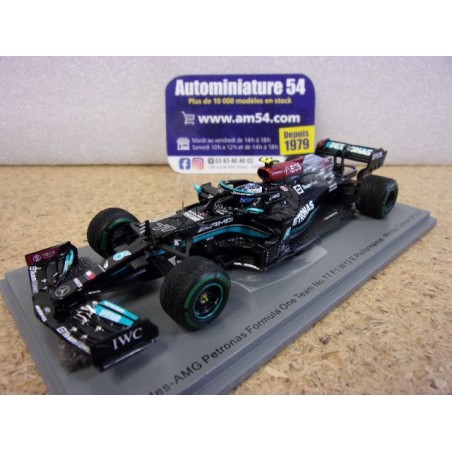 2021 Mercedes AMG Petronas  F1 W12 n°77 Valtteri Bottas 1st Winner Turkish GP S7681 Spark Model
