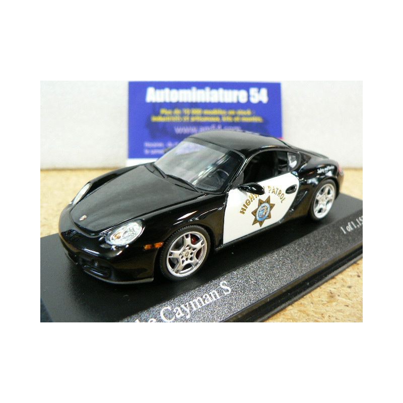 Porsche Cayman S 2007 Police California Higway Patrol 400065691 Minichamps