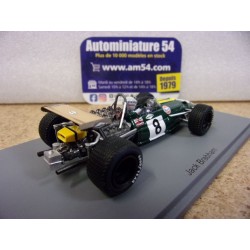 1969 Brabham BT26A n°8 Jack Brabham 3rd Mexico GP S8323 Spark Model