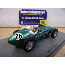 1959 Aston Martin DBR4 n°26 Carroll Shelby 10th Italian GP S8138 Spark Model