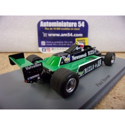 1982 March 821 n°18 Raul Boesel South African GP S7173 Spark Model