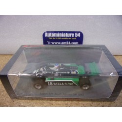 1982 March 821 n°18 Raul Boesel South African GP S7173 Spark Model