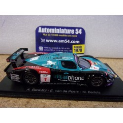 2006 Maserati MC12 GT1 n°1 Bertolini - Van de Poele - Bartels 1st winner Spa 24H 43SPA2006 Spark Model
