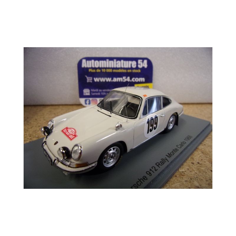 1968 Porsche 912 n°199 Markowski - Wangrat Monte Carlo S6610 Spark Model
