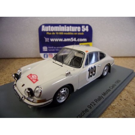 1968 Porsche 912 n°199 Markowski - Wangrat Monte Carlo S6610 Spark Model