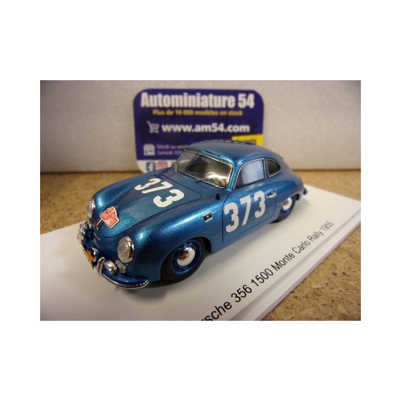 1955 Porsche 356 1500 n°373 Garça - Nogueira Monte Carlo S6140 Spark Model
