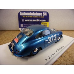 1955 Porsche 356 1500 n°373 Garça - Nogueira Monte Carlo S6140 Spark Model
