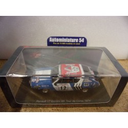 1974 Renault 17 n°12 Piot - Jaubert Tour de Corse S6190 Spark Model