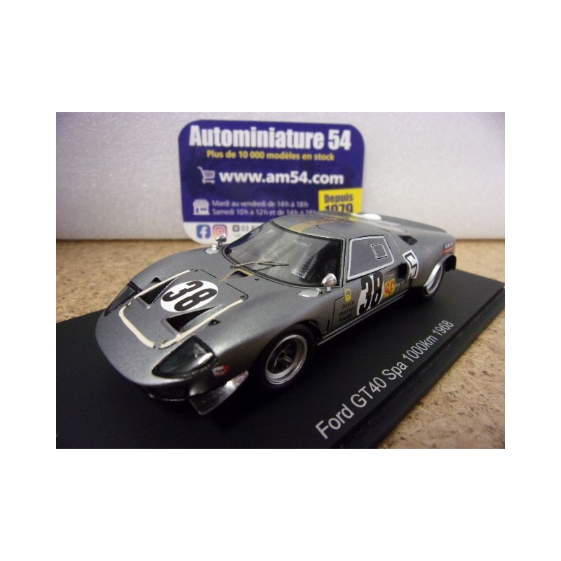 1968 Ford GT40 n°38 Prophet - Bond 1000km Spa SB185 Spark Model