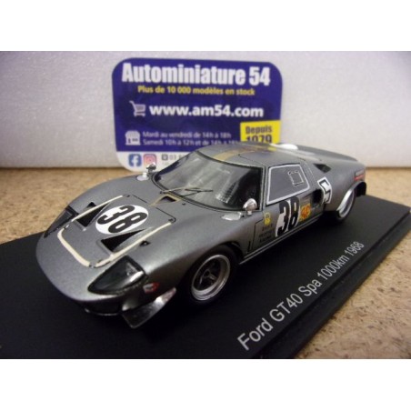 1968 Ford GT40 n°38 Prophet - Bond 1000km Spa SB185 Spark Model