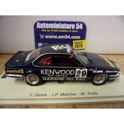 1986 BMW 635CSi n°29 Giroix - Malcher - Trolle 24H Spa SB671 Spark Model