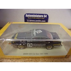 1986 BMW 635CSi n°29 Giroix - Malcher - Trolle 24H Spa SB671 Spark Model
