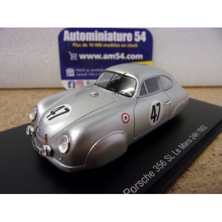 1952 Porsche 356 SL n°47 Picard - Martin Le Mans S9702 Spark Model