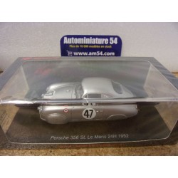 1952 Porsche 356 SL n°47 Picard - Martin Le Mans S9702 Spark Model