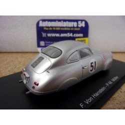 1952 Porsche 356 SL n°51 Von Hanstein - Muller Le Mans S9703 Spark Model