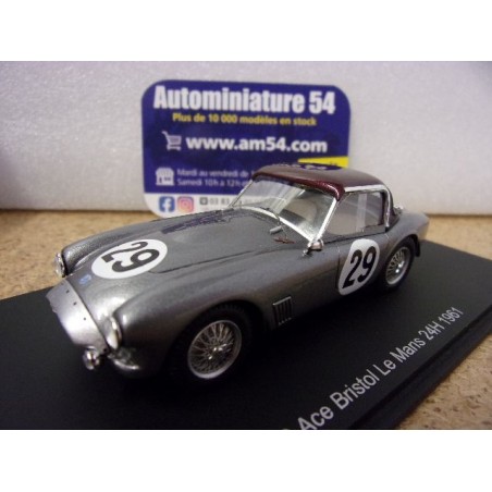 1961 AC ACE Bristol n°29 Wicky - Berney Le Mans S9497 Spark Models