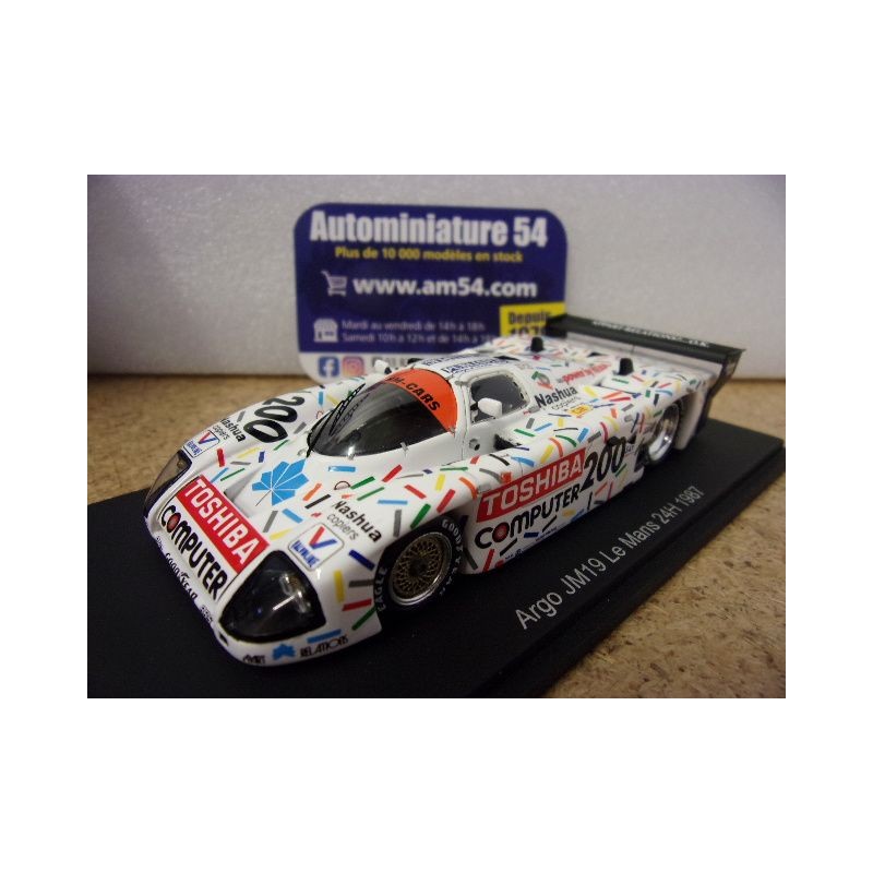1987 Argo JM19 n°200 Pilette - Libert - Fritsch Le Mans S7321 Spark Model