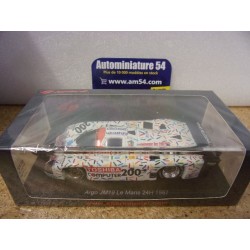1987 Argo JM19 n°200 Pilette - Libert - Fritsch Le Mans S7321 Spark Model