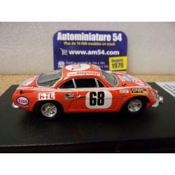 1972 Alpine A110 n°68 Saby - Coppier 1st Winner Herault Rally ref RR.FR99 Trofeu