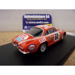 1972 Alpine A110 n°68 Saby - Coppier 1st Winner Herault Rally ref RR.FR99 Trofeu
