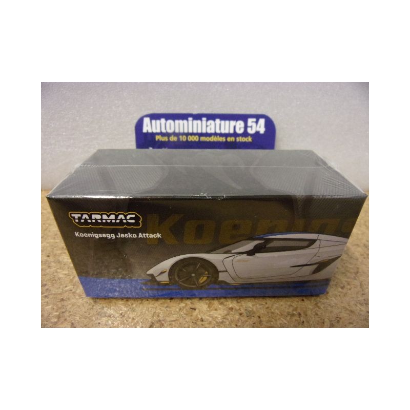 Koenigsegg Jesko Attack Silver T64G-TL052-SL Tarmac Works