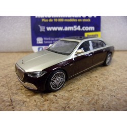 Mercedes Benz Maybach S680 Gold - Dark red MGT00962 True Scale Models Mini GT
