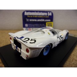 1967 Ferrari 412P n°25 Rodriguez - Baghetti Le Mans LSLM160 Look Smart