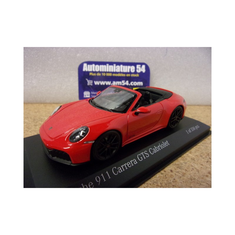 Porsche 911 - 992.2 Carrera GTS Cabrio Red 2025 410064130 Minichamps