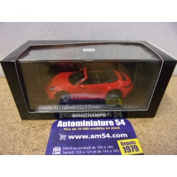 Porsche 911 - 992.2 Carrera GTS Cabrio Red 2025 410064130 Minichamps