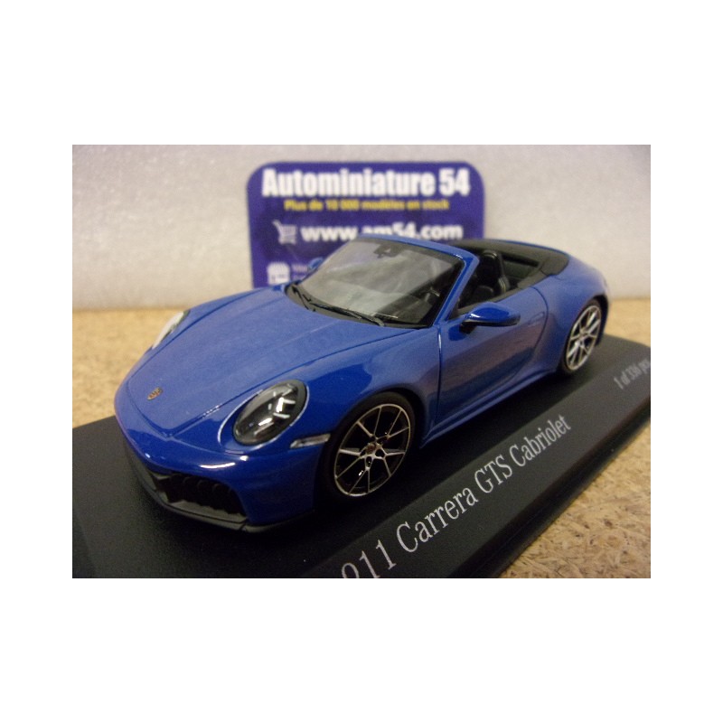 Porsche 911 - 992.2 Carrera GTS Cabrio Blue 2025 410064131 Minichamps